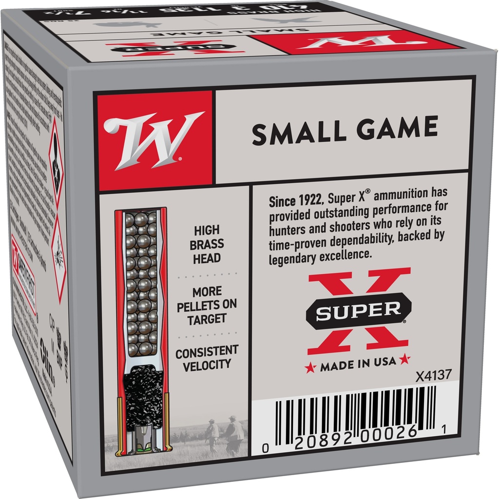 Winchester Ammunition WIN SPRX UPLD 410 3" #7.5 25/250 1