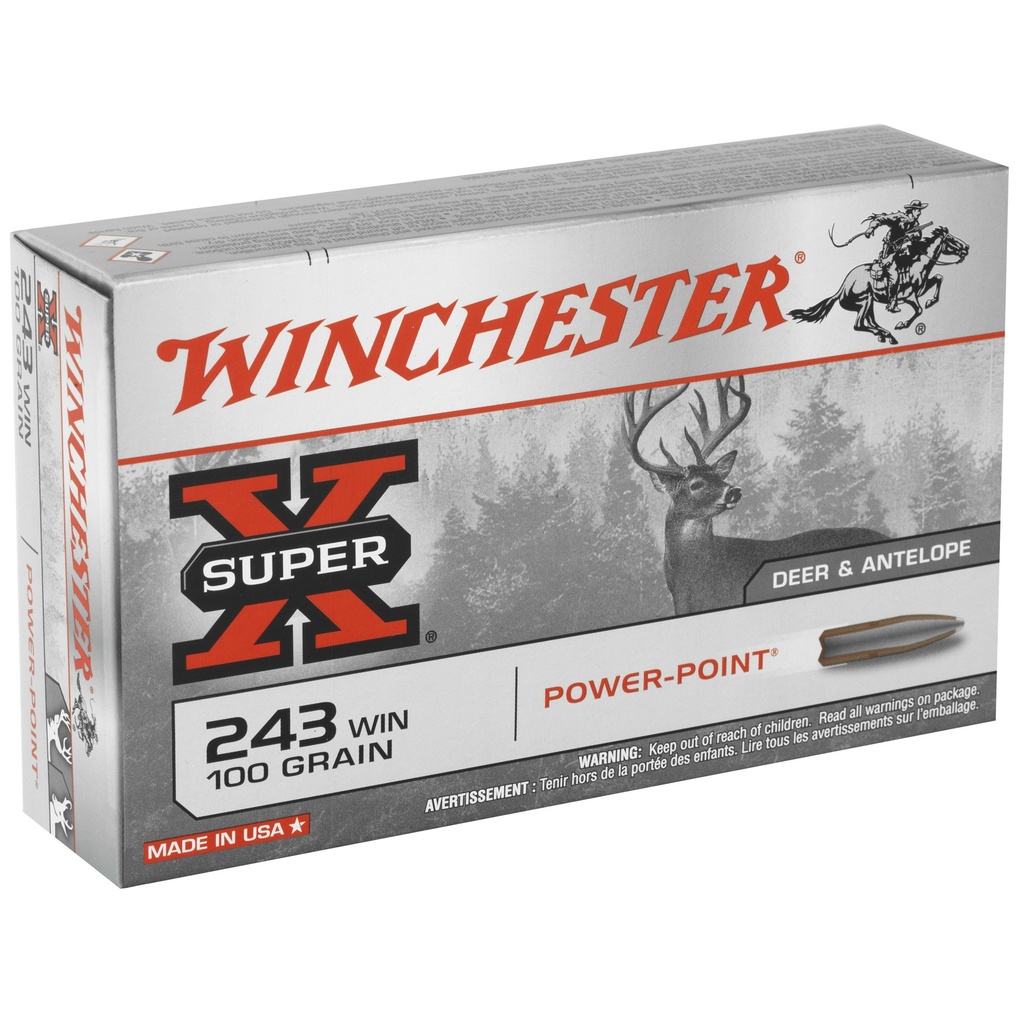 Winchester Ammunition WIN SPRX 243WIN 100GR PP 20/200 1