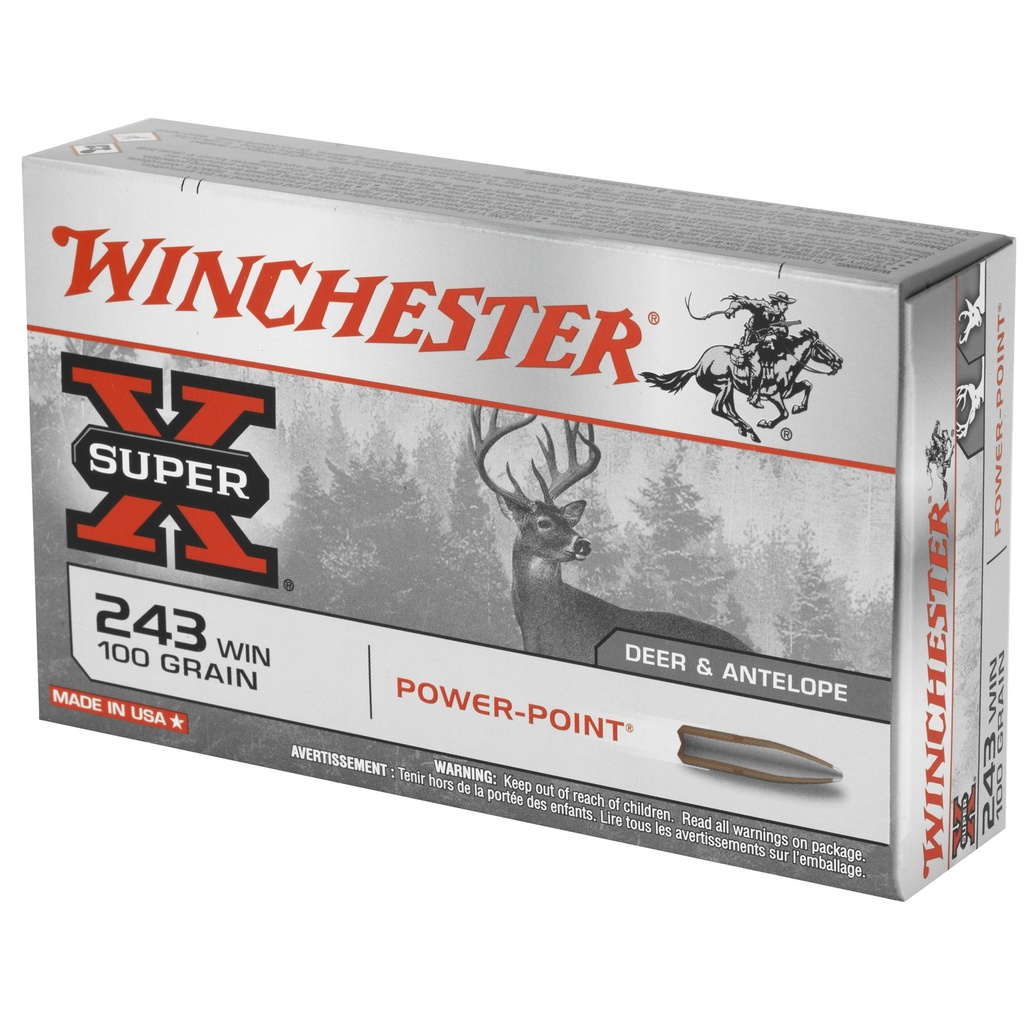 Winchester Ammunition WIN SPRX 243WIN 100GR PP 20/200 2