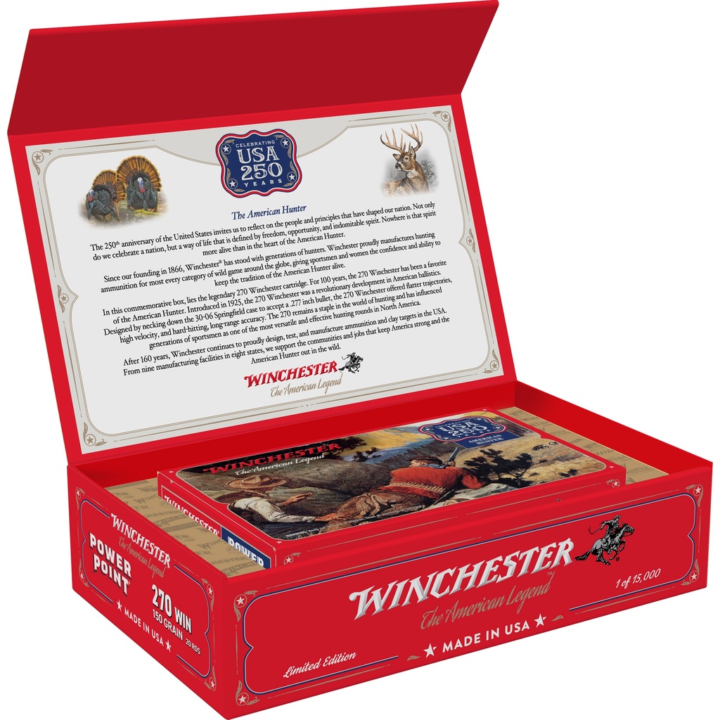 Winchester Ammunition WIN PP 250TH 270WIN 150GR 20/120 1