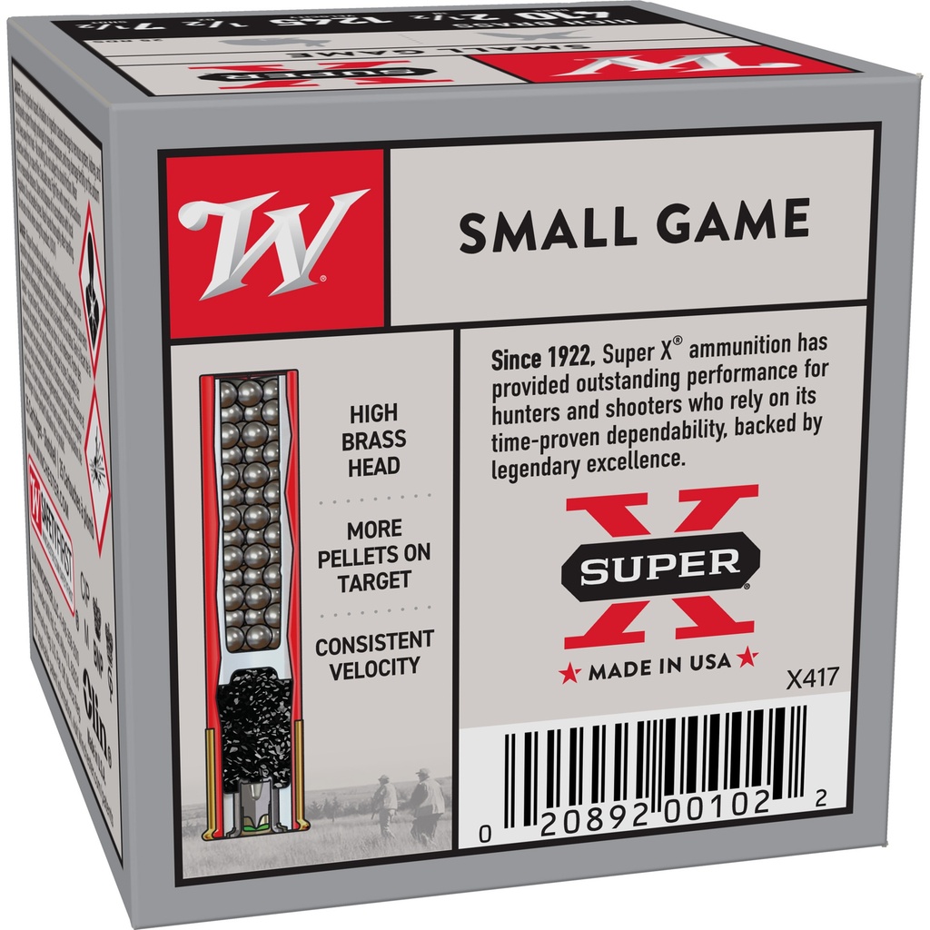 Winchester Ammunition WIN SPR-X HB 410 2.5" #7.5 25/250 1