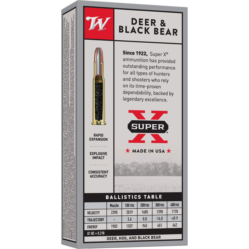 Winchester Ammunition WIN SPRX 3030WN 150GR JHP 20/200 1