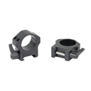 WARNE MAXIMA 1" HRZ QD MED RINGS BLK 1