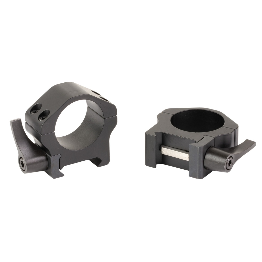 WARNE MAXIMA 1" HRZ QD LOW RINGS BLK 1