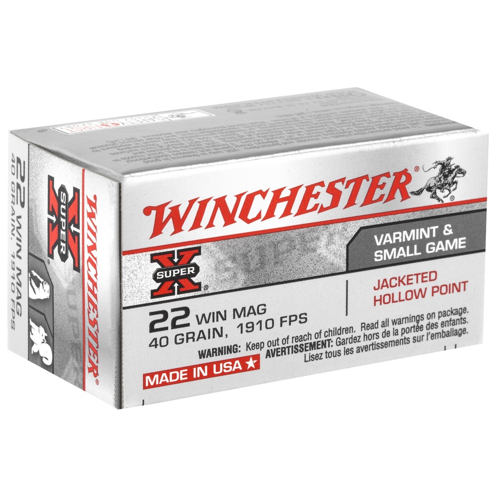 Winchester Ammunition WIN SPRX 22WMR 40GR JHP 50/2000 1