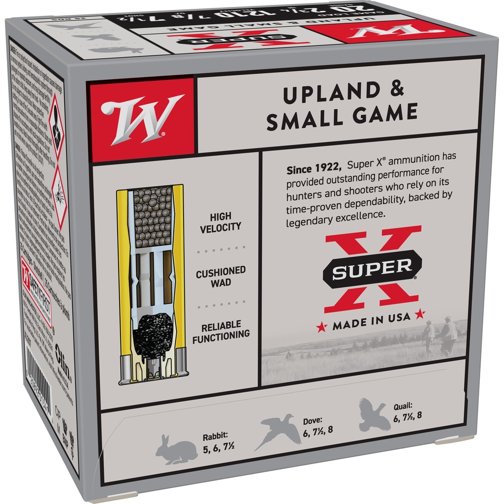Winchester Ammunition WIN SPRX 20GA 2.75" #7.5 25/250 1