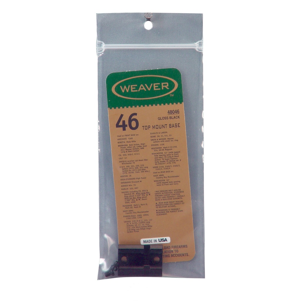 WEAVER #46 BW BLT/WN 70 STD (47) 2