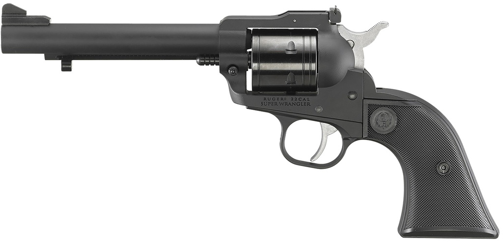 Ruger SUPER WRANGLER 22MAG BLK 5.5" 2