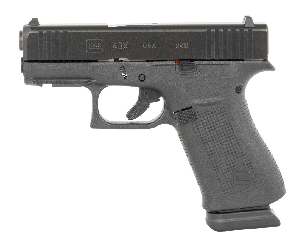 GLOCK G43X 9MM BLK 3.39" 15+1 FS FR 2