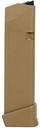 GLOCK MAG G19X 9MM 19RD COYOTE PKG 1