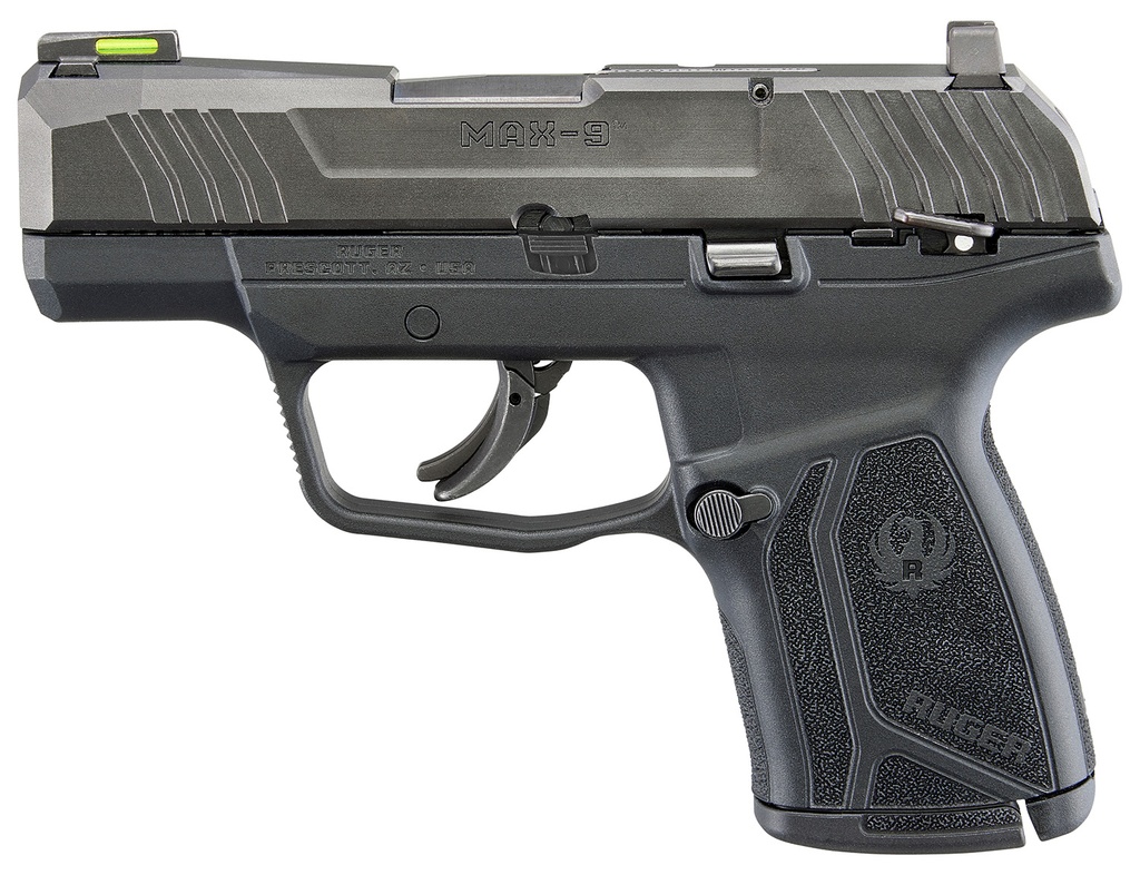Ruger MAX-9 9MM BK/BK 10+1 AS MS CA 1