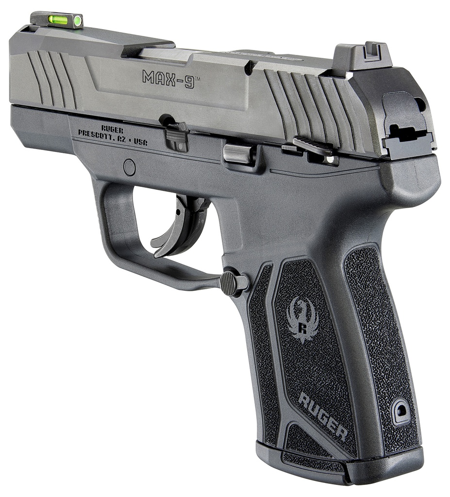 Ruger MAX-9 9MM BK/BK 10+1 AS MS CA 3