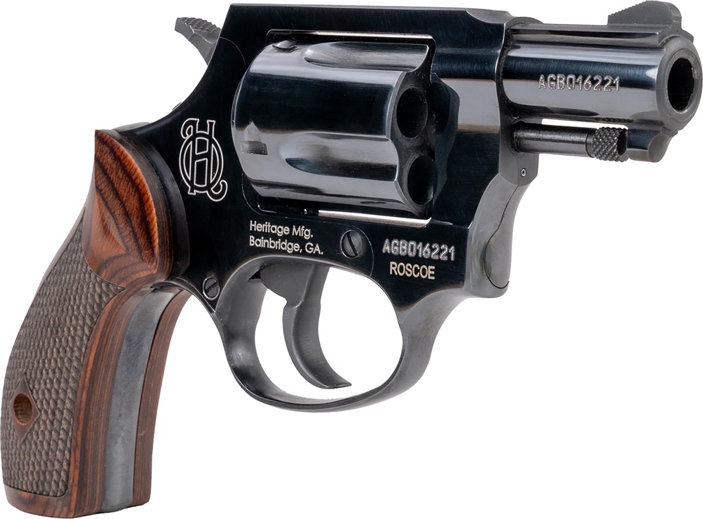Heritage Manufacturing ROSCOE 38SPL BL/WD 2" 5RD 2