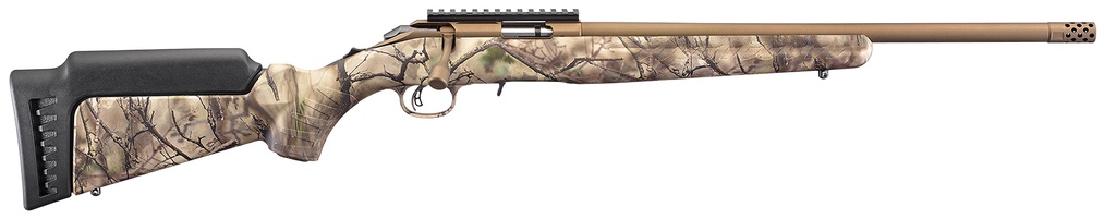 Ruger AMERICAN 22MAG BRNZ/CAMO 18" 1