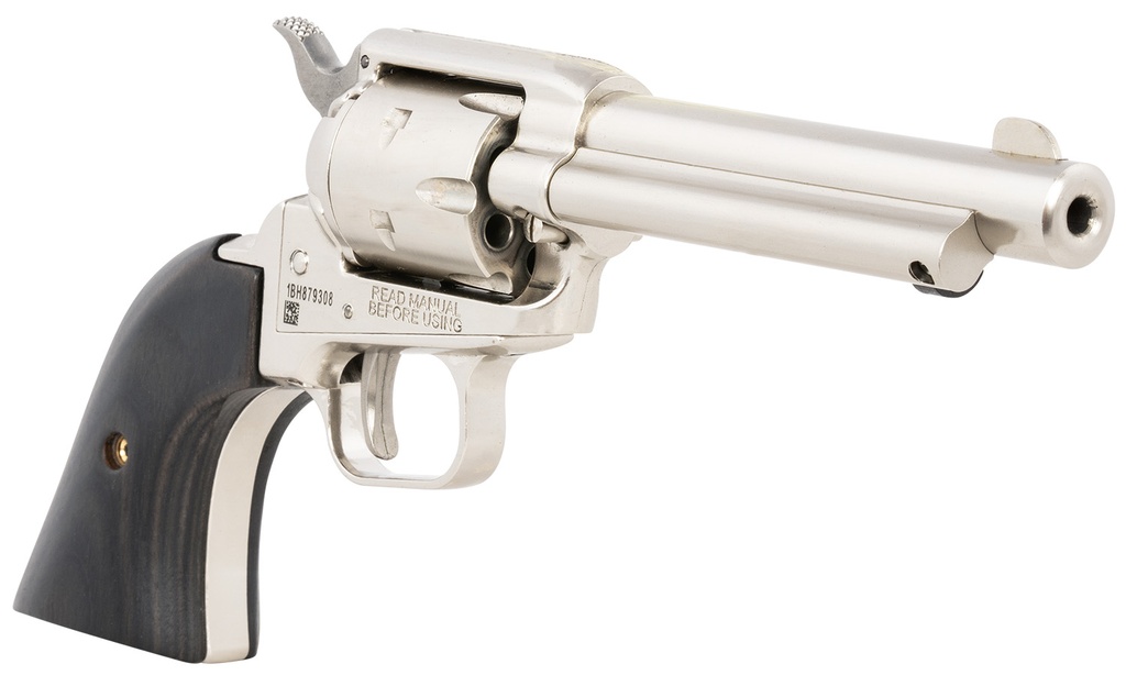 Heritage Manufacturing 22LR NICKEL 4.75" FS BLK LAM 3