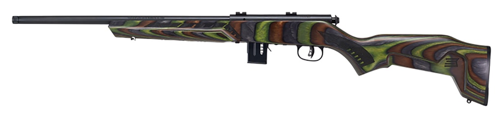 Savage Arms 93 BOLT 17HMR BL/GRN 18" TB 2
