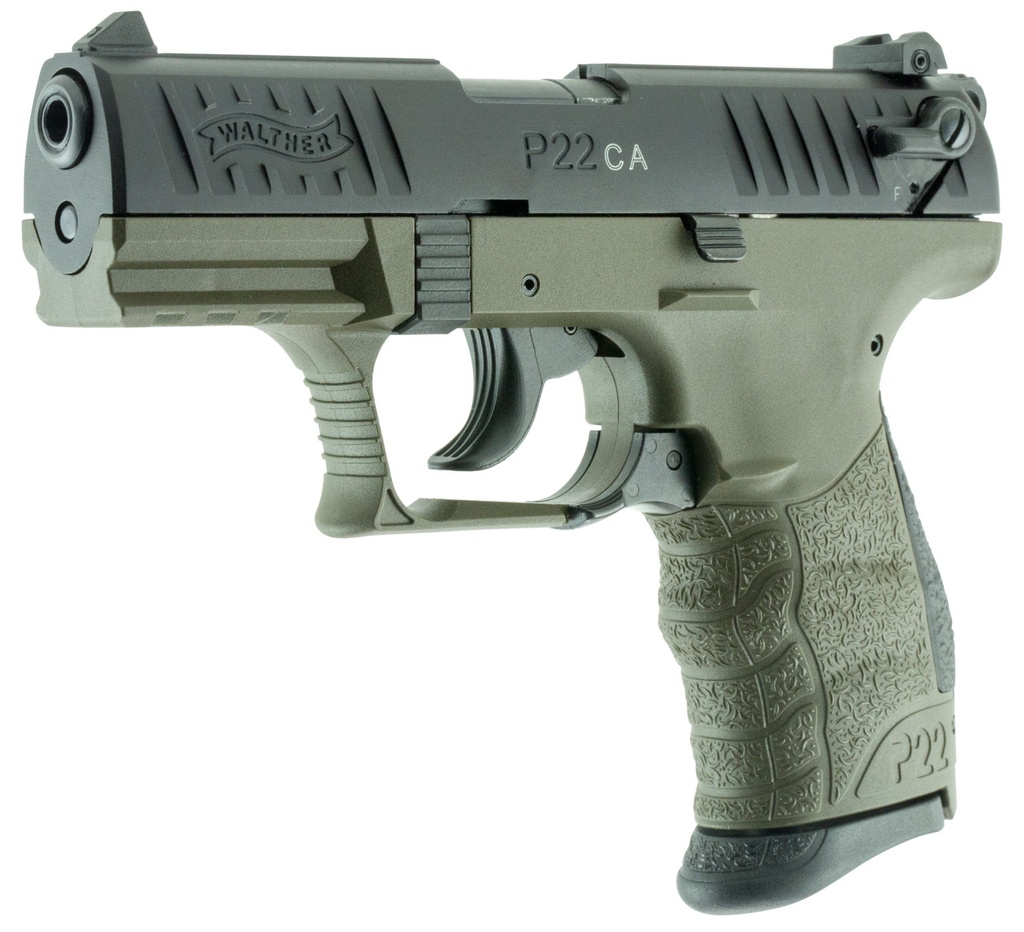 Walther Arms P22 MLTRY 22LR 10+1 3.4" OD CA 2