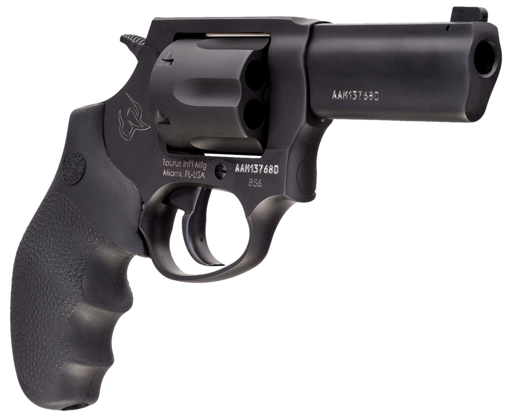 Taurus 856 38SP MATTE BLK 3" 6SHOT NS 3
