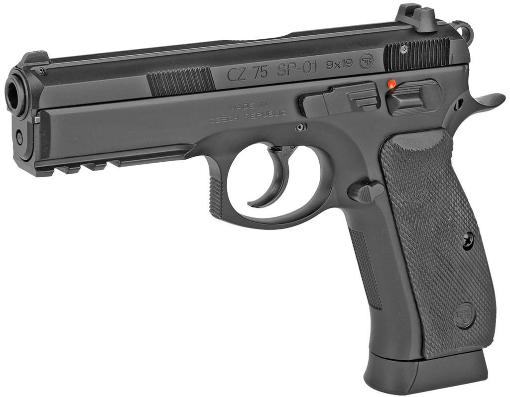 CZ 75 SP-01 9MM BLK 4.7" 10+1 FS 2