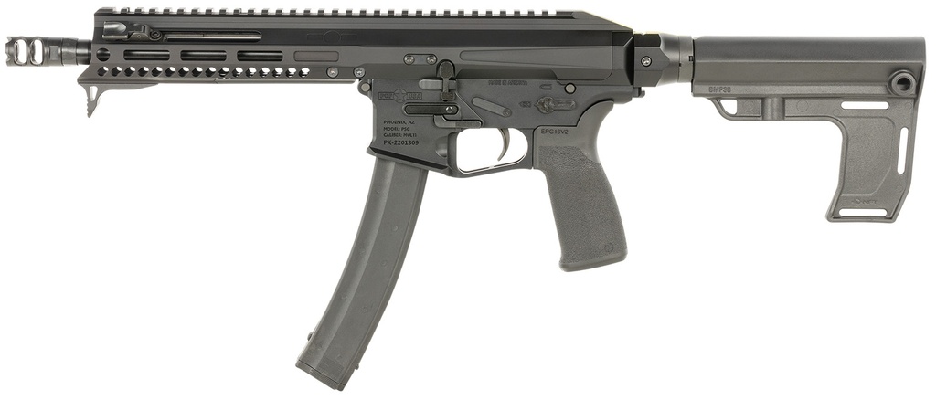 POF USA PHOENIX PSTL 9MM 8" BLK BRACE# 2