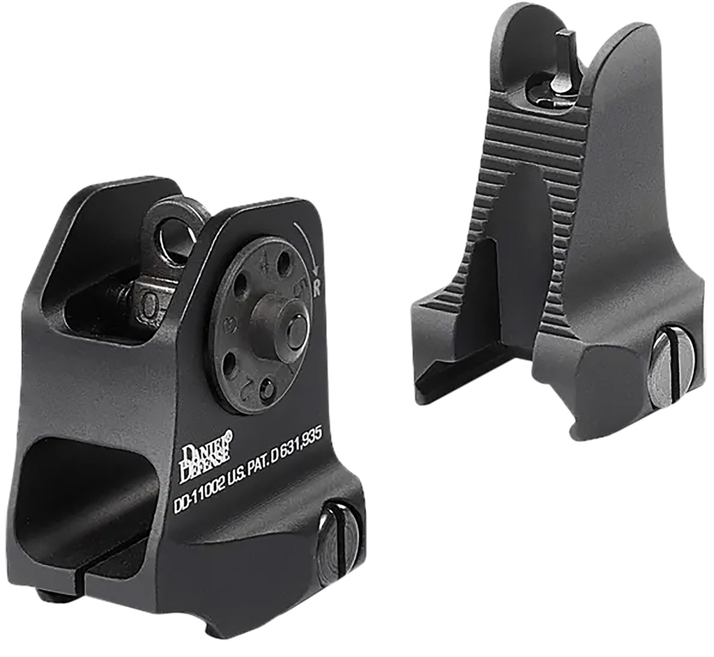Daniel Defense FRONT/REAR SIGHT COMBO BLK 1