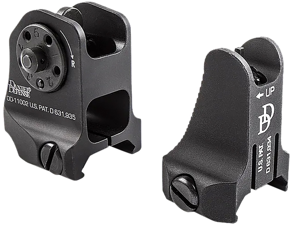 Daniel Defense FRONT/REAR SIGHT COMBO BLK 2