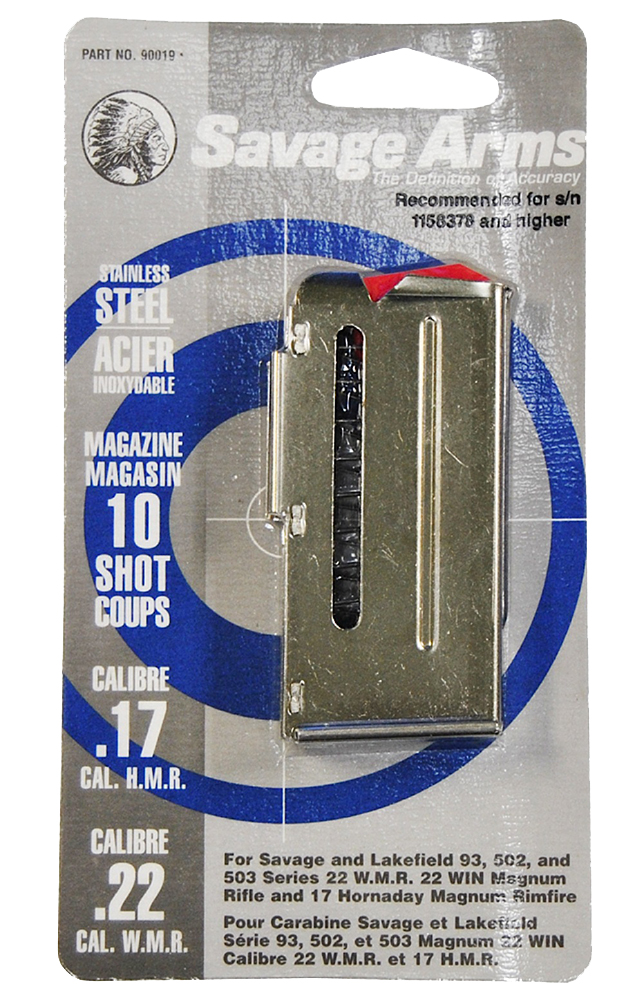 Savage Arms MAG MOD 93 17HMR/22MAG 10SH SS 1