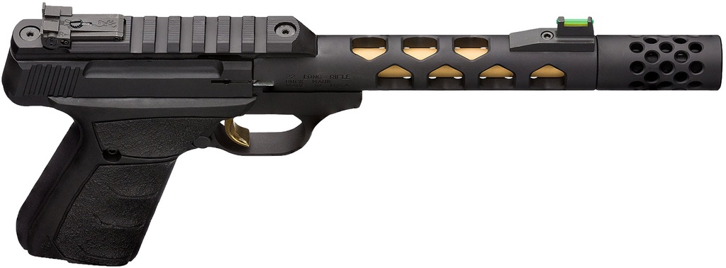 Browning BUCKMARK + VISION BK/GLD 5.9" 3