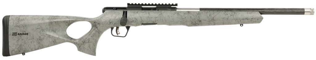 Savage Arms B22 22MAG BL/GRY 18" CARBON TB 1