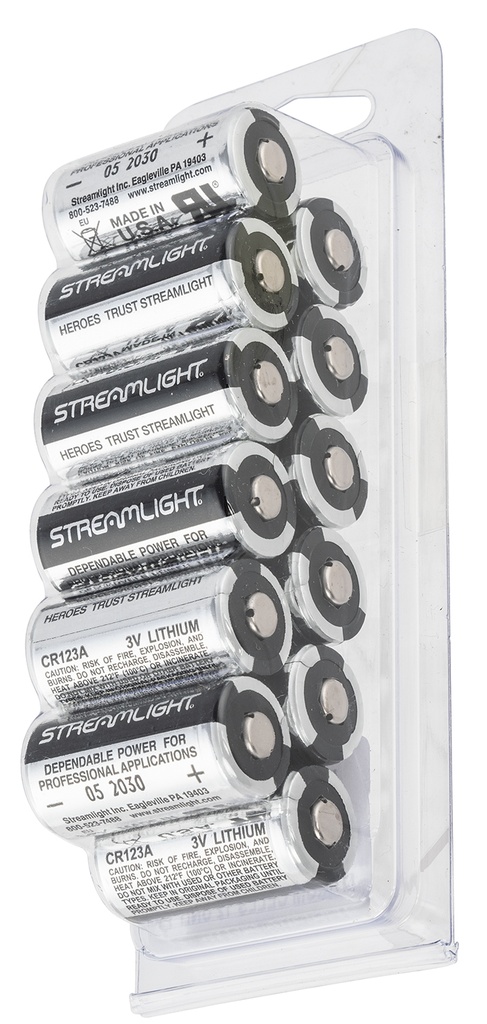 Streamlight CR123A LITHIUM BATTERIES 12PK 2