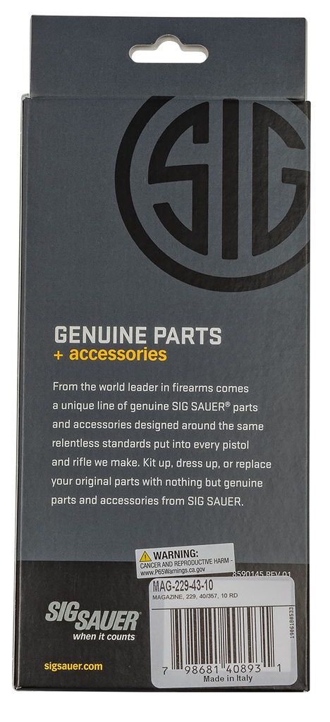 SIG SAUER MAG P229 357SIG/40S&W 10RD 3