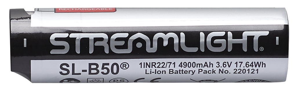 Streamlight SL-B50 LITHIUM BATTERIES 1PK 2