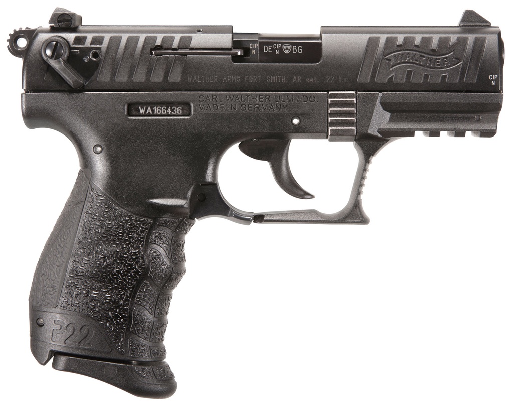 Walther Arms P22Q 22LR 10+1 3.4" BLACK 1