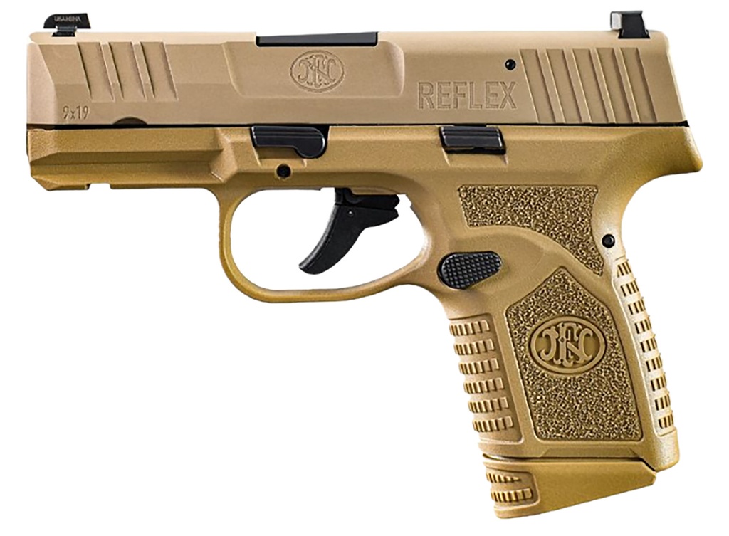 FN REFLEX 9MM FDE 3.3" 15+1 NMS 1