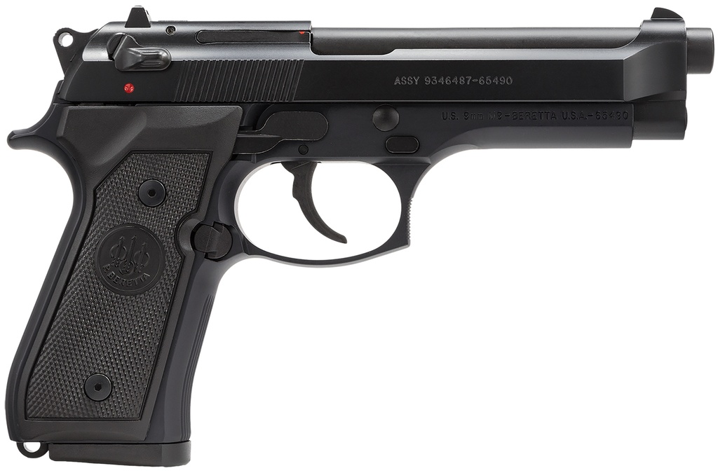 Beretta 92 M-9 9MM BL/SY 4.9" 10+1 CA 1