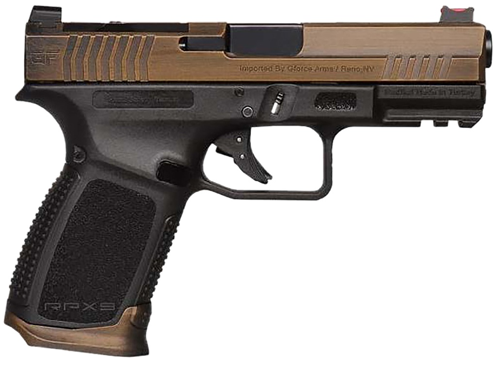Gforce Arms RPX3C9 9MM 4" BRZ SLIDE 15+1 1