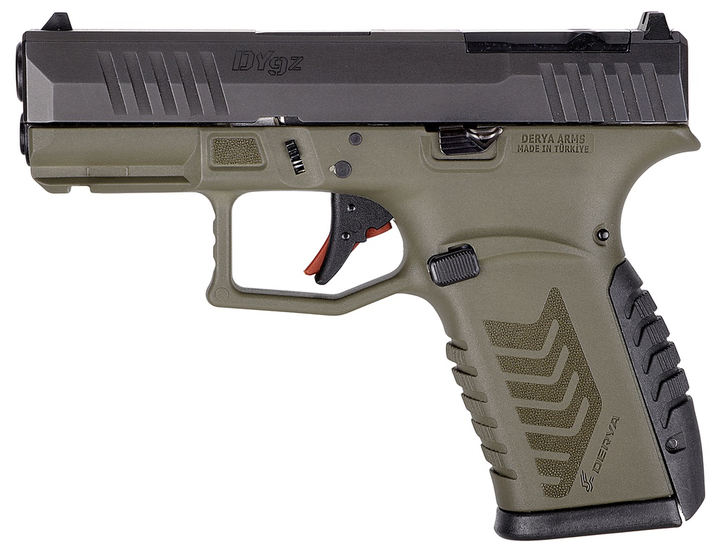 Derya Arms DY9Z 9MM ODG/BLK 15+1 OR 2