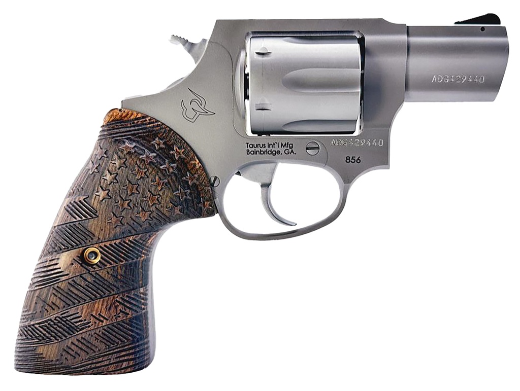 Taurus 856 38SP MATTE SS/FLAG 2" 1