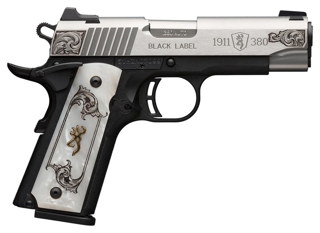 Browning 1911-380 BL 380ACP 3.6" ENGR 1