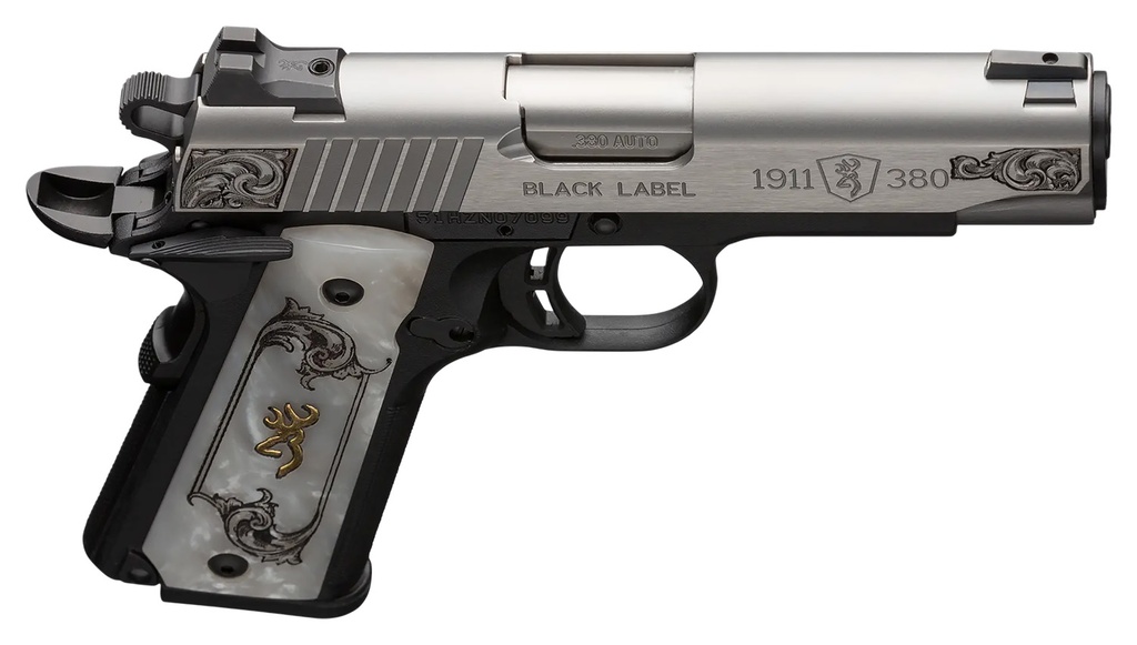 Browning 1911-380 BL 380ACP 3.6" ENGR 3
