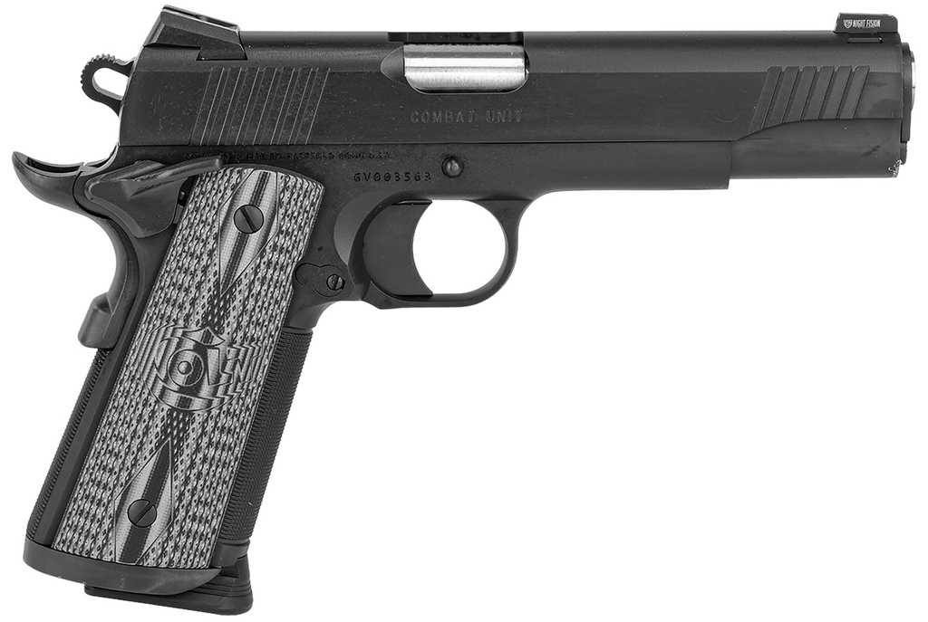 Colt COMBAT UNIT 45ACP BLK 5" NS 1
