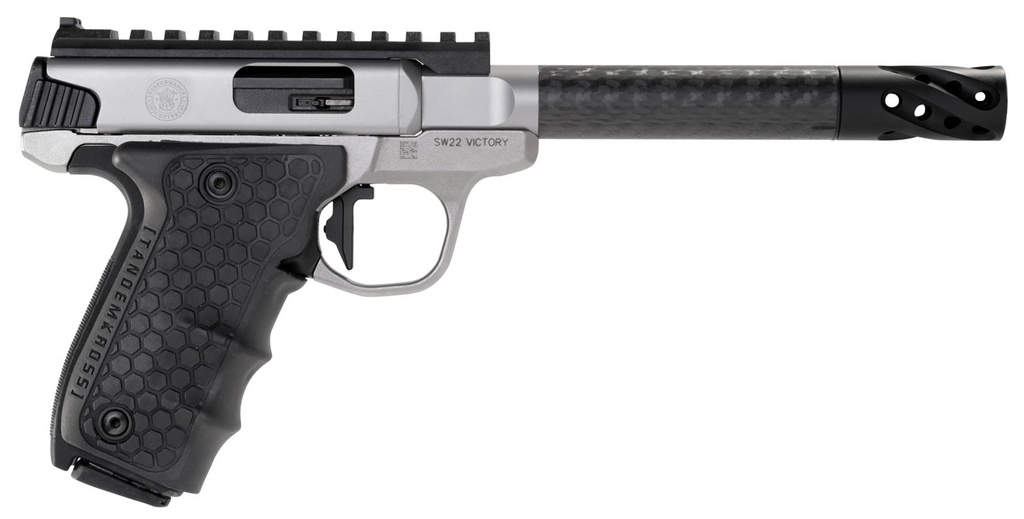 Smith and Wesson SW22 VICTORY TGT 22LR CRBN FBR 1