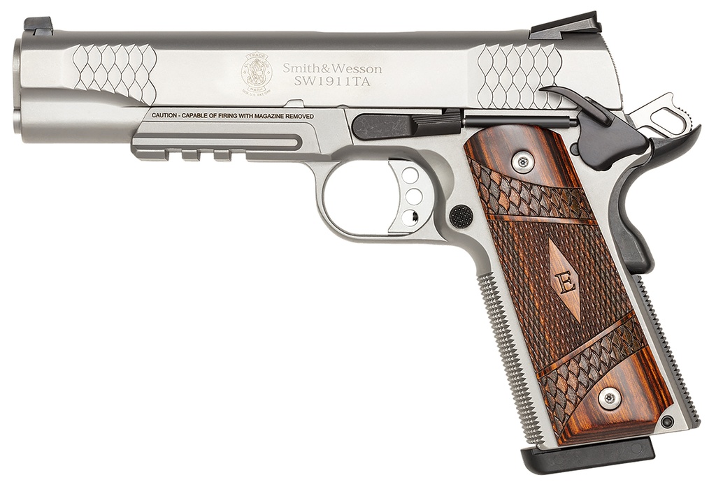 Smith and Wesson SW1911TA 45A 5" SS/WD NS E-SER 1