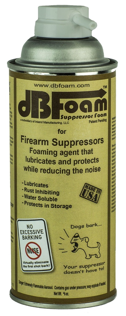 Inland Manufacturing DB SUPPRESSOR FOAM 4OZ 1