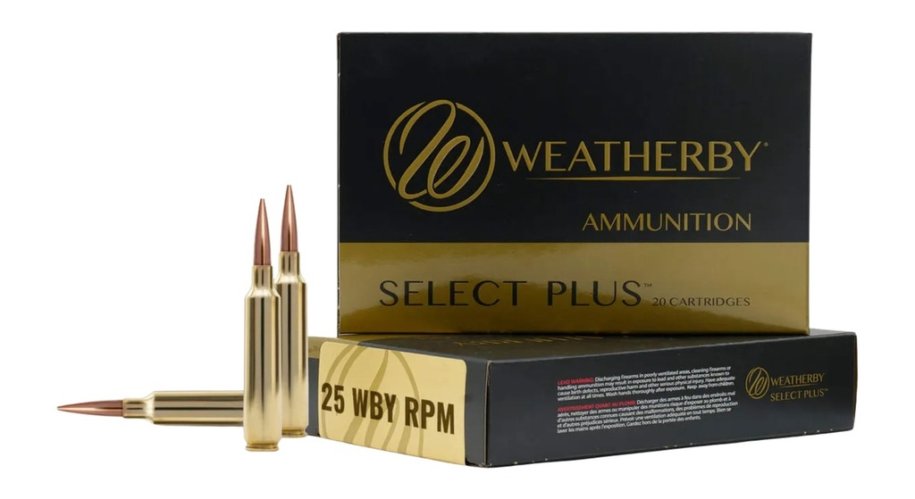 Weatherby 25WBY RPM 117GR HORNADY SST 1