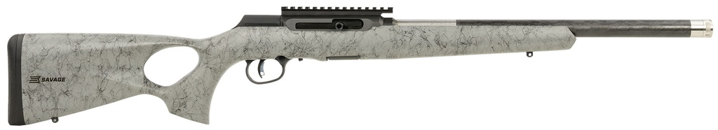 Savage Arms A22 22LR BL/GRY 18" CARBON TB 1