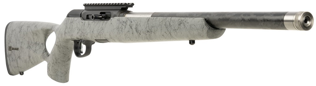 Savage Arms A22 22LR BL/GRY 18" CARBON TB 3
