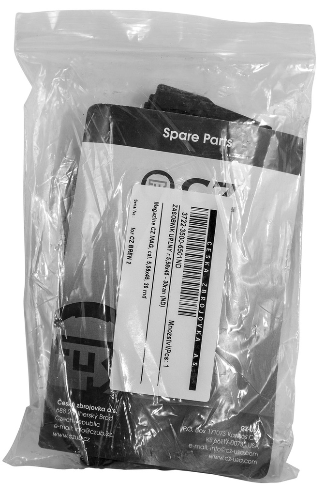 CZ USA MAG BREN 2s 5.56x45MM 30RD BLACK WINDOW 4