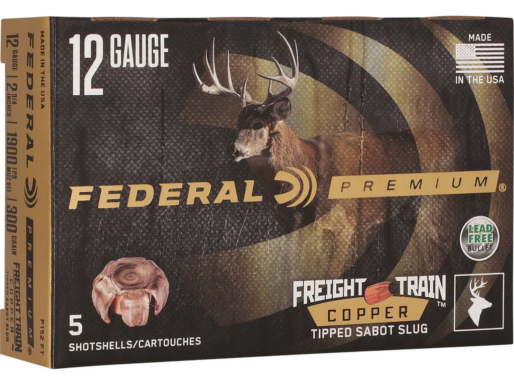 FEDERAL AMMO FREIGHT TRAIN 12GA 2.75 300GR COPPER /10 1