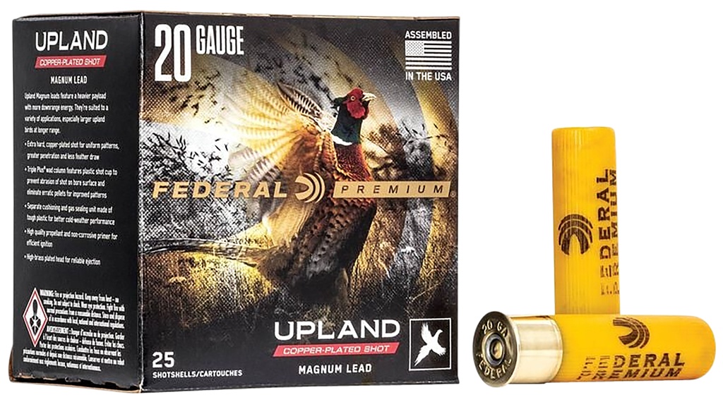FEDERAL AMMO WING-SHOK MAGNUM 20GA 3 1.25OZ #5 25/10 1